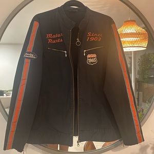 Vintage Harley Davidson motor parts jacket